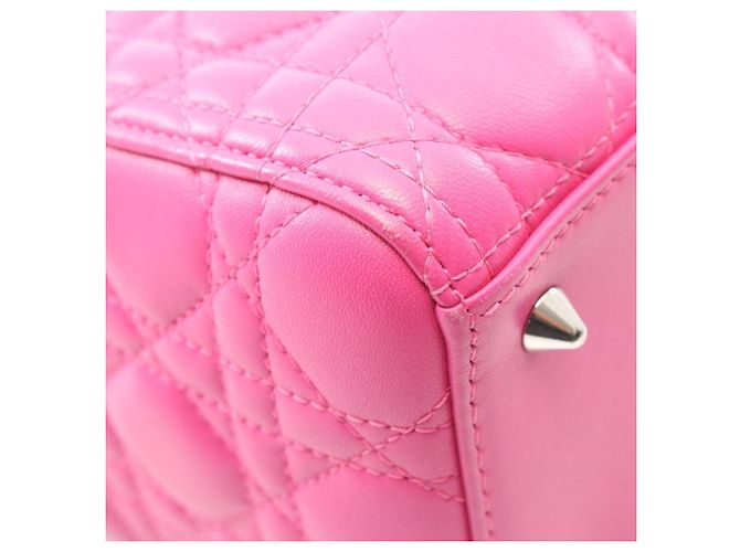 Borsa Lady Cannage di Christian Dior Rosa - vista 7