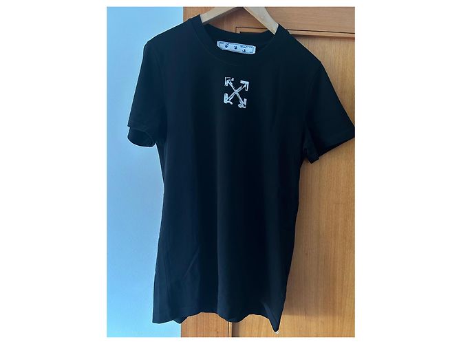 Off White T-shirt Off-White Nera con Logo e Scritta 'Woman' Nero - vista 2