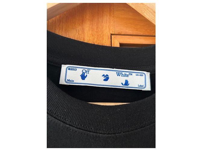 Off White T-shirt Off-White Nera con Logo e Scritta 'Woman' Nero - vista 4