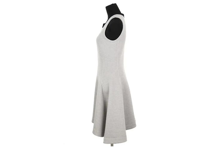 Dior Vestido de lana gris - vista 2