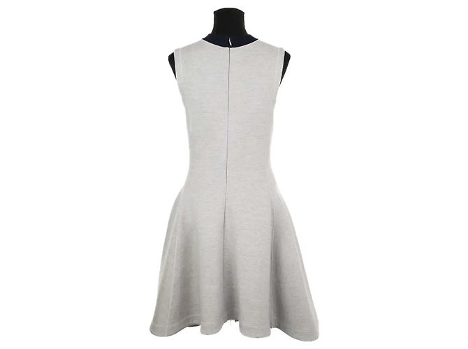 Dior Vestido de lana gris - vista 3