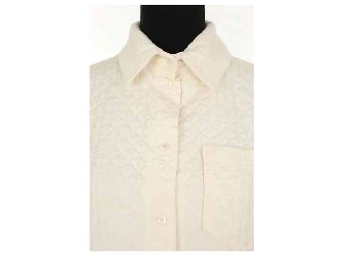 Dior Top sin mangas en ecru Crudo - vista 2