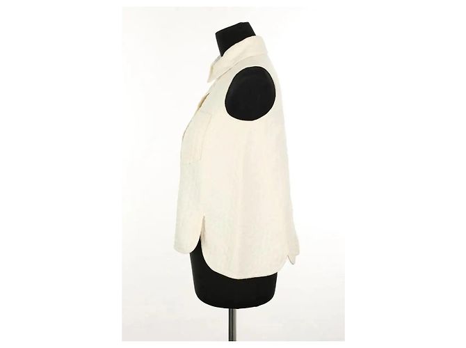 Dior Top sin mangas en ecru Crudo - vista 3