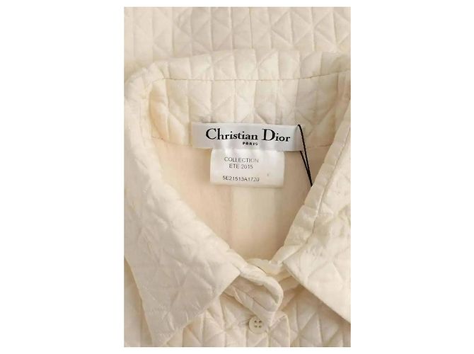 Dior Top sin mangas en ecru Crudo - vista 6