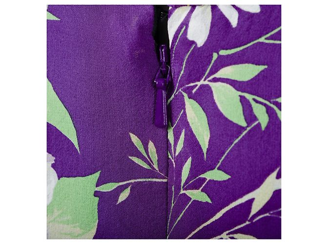 Autre Marque Mini-Kleid mit Blumenmuster Gobi von The Attico Lila - Ansicht 5