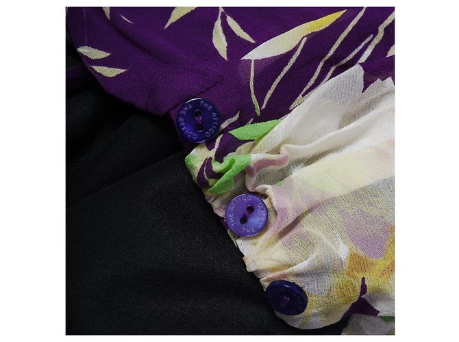 Autre Marque Mini-Kleid mit Blumenmuster Gobi von The Attico Lila - Ansicht 7