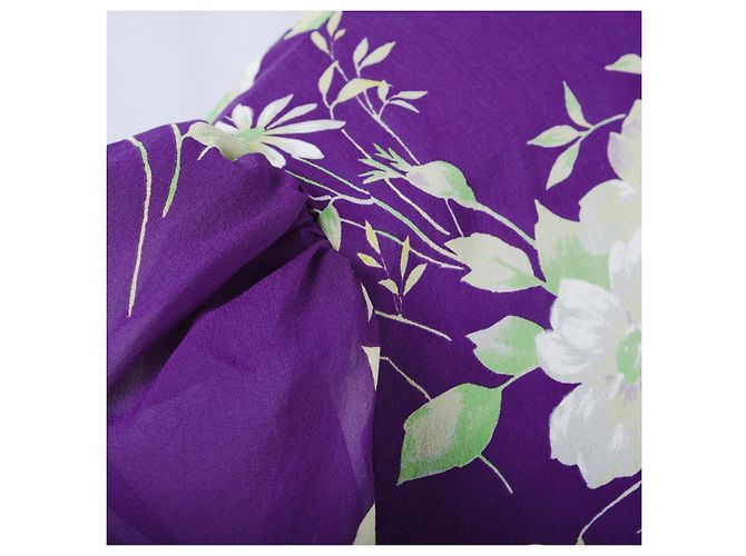 Autre Marque Mini-Kleid mit Blumenmuster Gobi von The Attico Lila - Ansicht 9