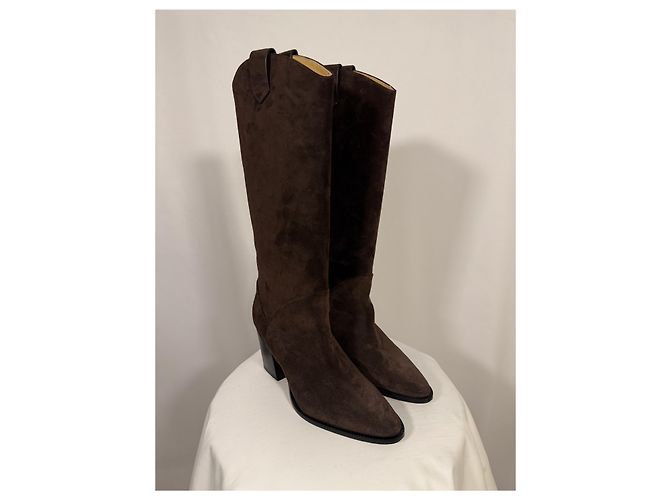 Autre Marque Botas Weston Marrón Taupe Castaño - vista 2