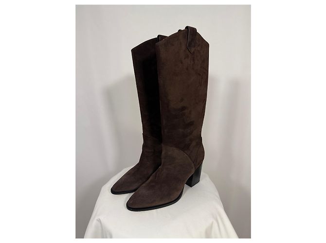 Autre Marque Botas Weston Marrón Taupe Castaño - vista 4