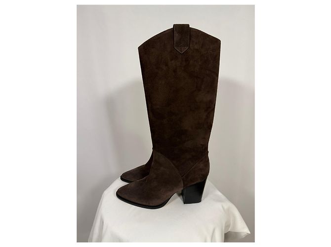 Autre Marque Botas Weston Marrón Taupe Castaño - vista 5