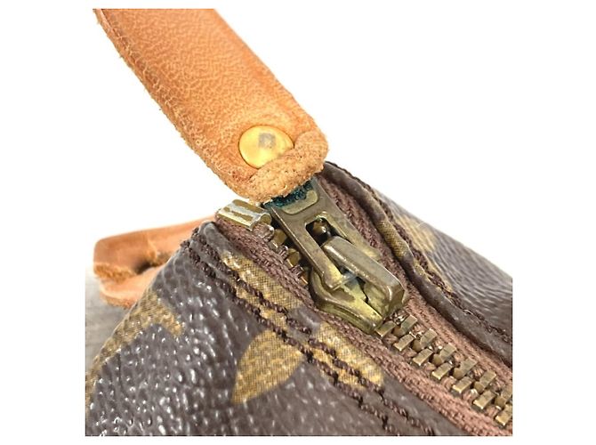 Borsa Boston Mini Speedy Monogram Louis Vuitton Marrone Monogramma - vista 12