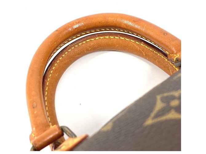 Borsa Boston Mini Speedy Monogram Louis Vuitton Marrone Monogramma - vista 9