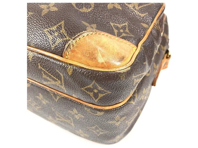 Borsa a Spalla Monogram Nile di Louis Vuitton Marrone Monogramma - vista 6