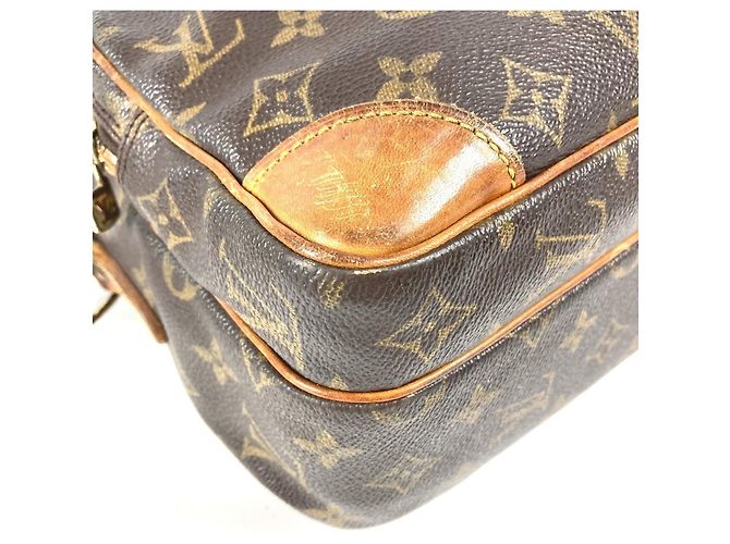 Borsa a Spalla Monogram Nile di Louis Vuitton Marrone Monogramma - vista 7