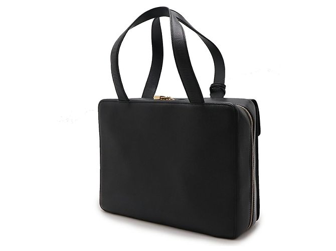 Borsa in Pelle Caviar Chanel Coco Mark Nero - vista 2
