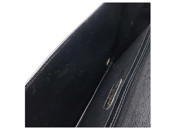 Borsa in Pelle Caviar Chanel Coco Mark Nero - vista 9