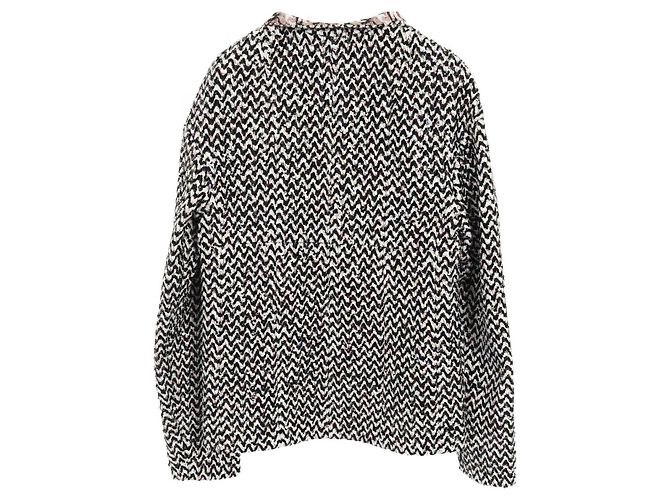Timeless Roupas de exterior em algodão Chanel Preto Branco Multicor - vista 2