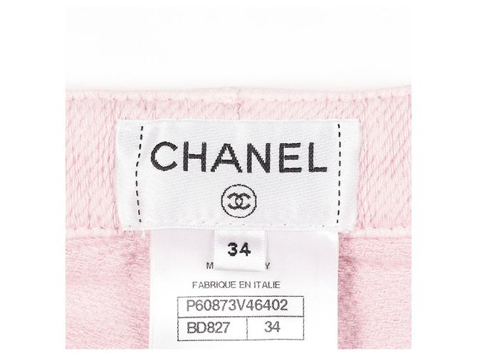 Timeless Chanel Coco Mark Baumwollhose Pink - Ansicht 3