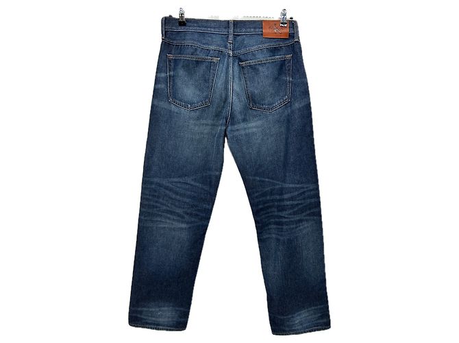 Jeans Calvin Klein in cotone blu Taglia 34 - vista 2