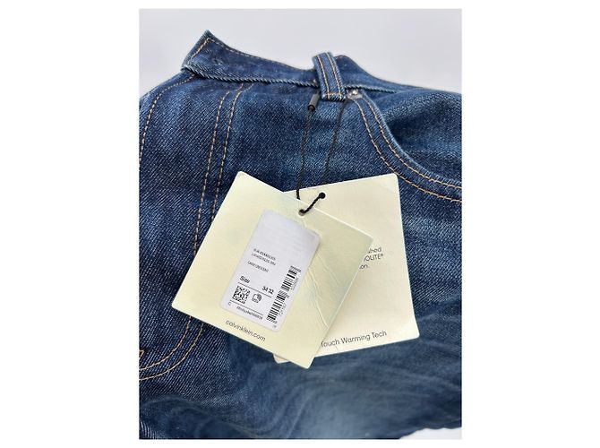 Jeans Calvin Klein in cotone blu Taglia 34 - vista 3