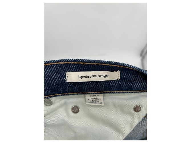 Jeans Calvin Klein in cotone blu Taglia 34 - vista 4