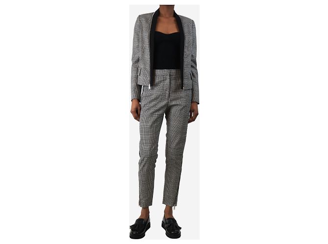 Stella Mc Cartney Conjunto de traje de cuadros grises - talla UK 4 - vista 3
