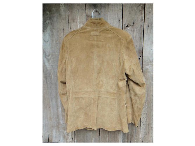 Autre Marque MCS Wildlederjacke Hellbraun - Ansicht 2