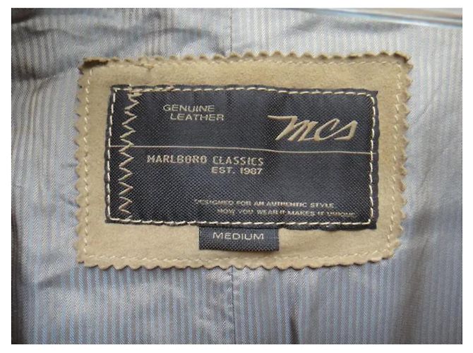 Autre Marque MCS Wildlederjacke Hellbraun - Ansicht 3