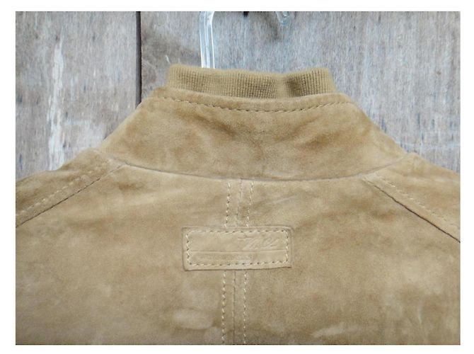 Autre Marque MCS Wildlederjacke Hellbraun - Ansicht 5