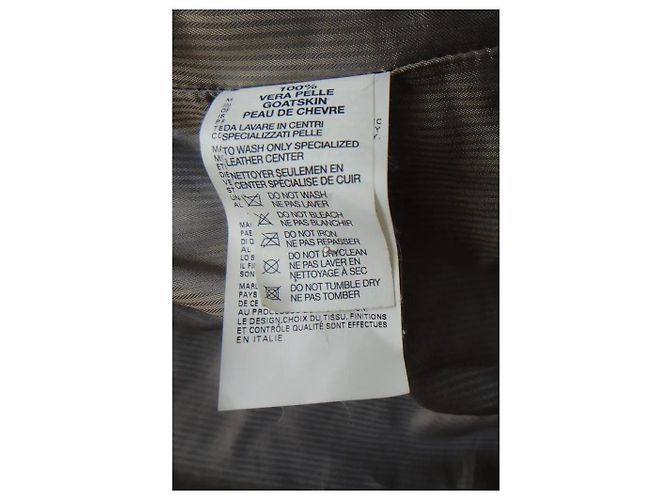 Autre Marque MCS Wildlederjacke Hellbraun - Ansicht 7