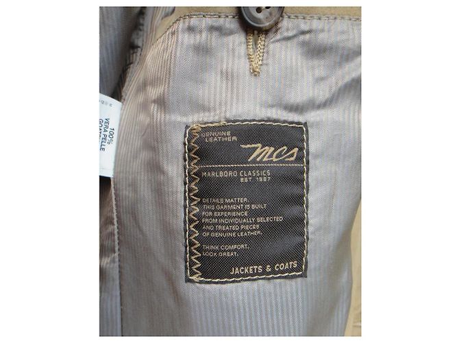 Autre Marque MCS Wildlederjacke Hellbraun - Ansicht 8