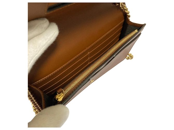 Borsa a Spalla in Pelle GG Matelassé Gucci Marrone - vista 10