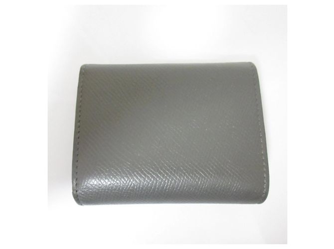 Céline Piccola wallet compatta in pelle di vitello Celine a tre pieghe Marrone - vista 2