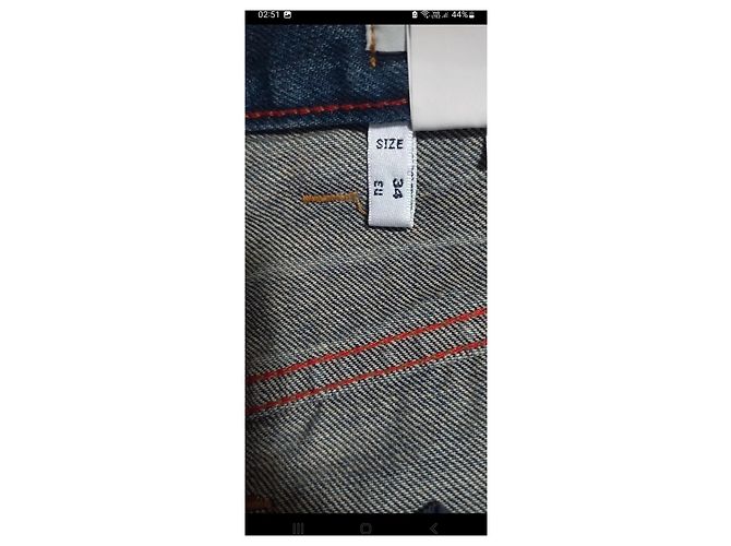 Jeans Armani Jeans AJ Slim Fit Blu Denim Cotone - vista 11