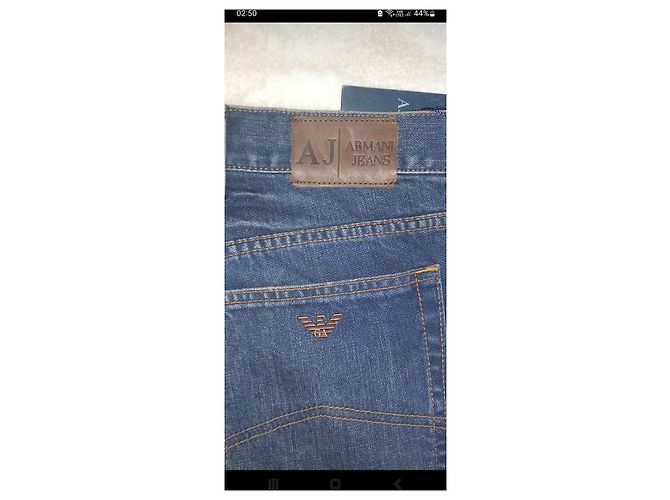 Jeans Armani Jeans AJ Slim Fit Blu Denim Cotone - vista 14