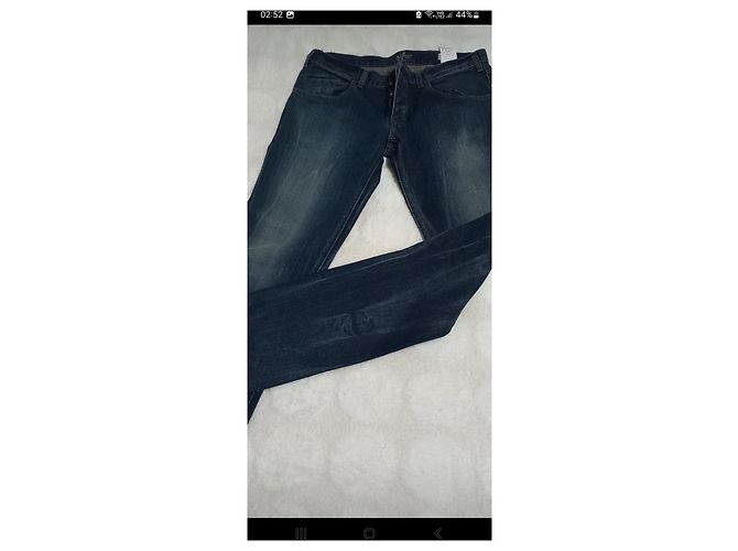 Jeans Armani Jeans AJ Slim Fit Blu Denim Cotone - vista 4