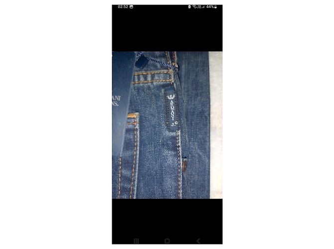 Jeans Armani Jeans AJ Slim Fit Blu Denim Cotone - vista 8