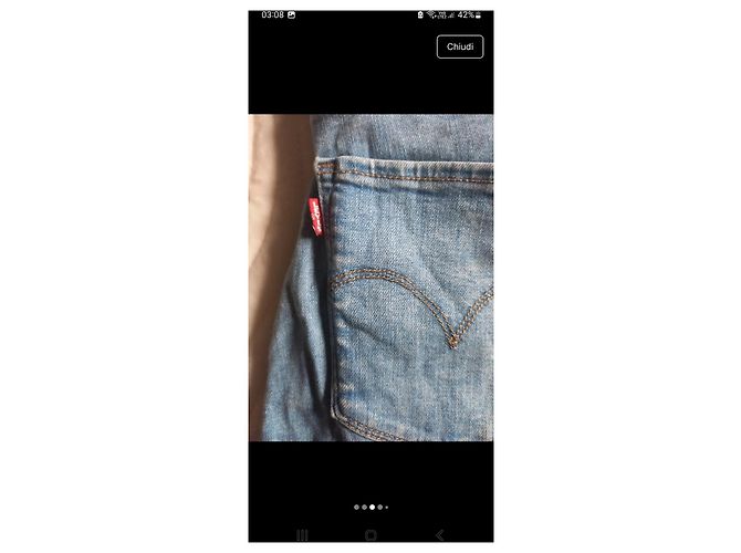 Autre Marque Vaqueros Levi's 721 Skinny Azules Algodón W28 L30 - vista 11