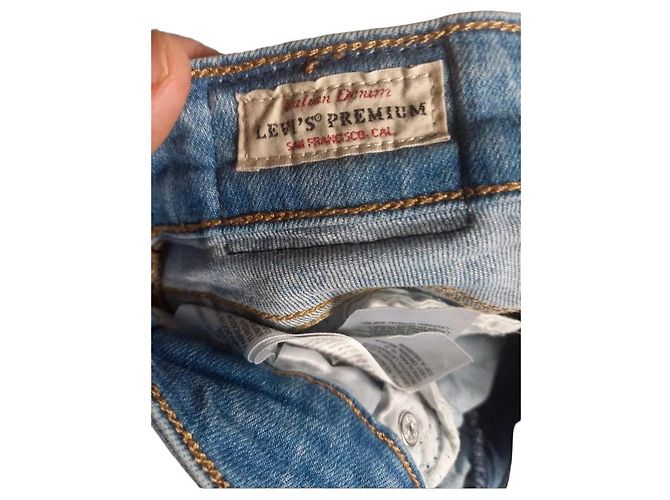 Autre Marque Vaqueros Levi's 721 Skinny Azules Algodón W28 L30 - vista 2