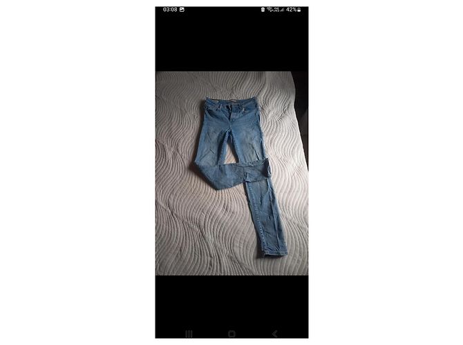 Autre Marque Vaqueros Levi's 721 Skinny Azules Algodón W28 L30 - vista 6
