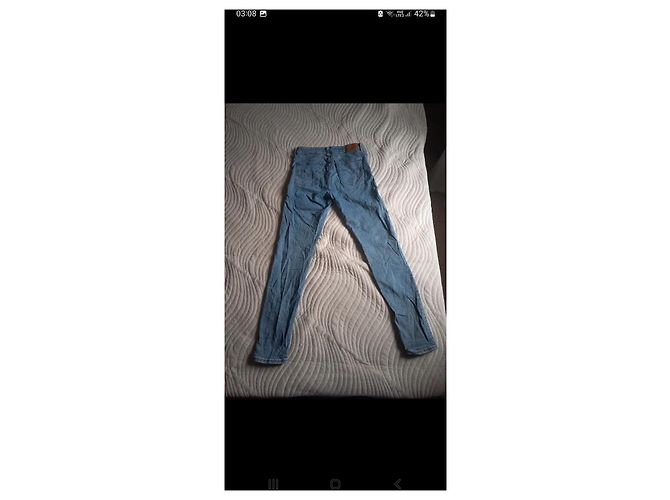 Autre Marque Vaqueros Levi's 721 Skinny Azules Algodón W28 L30 - vista 7