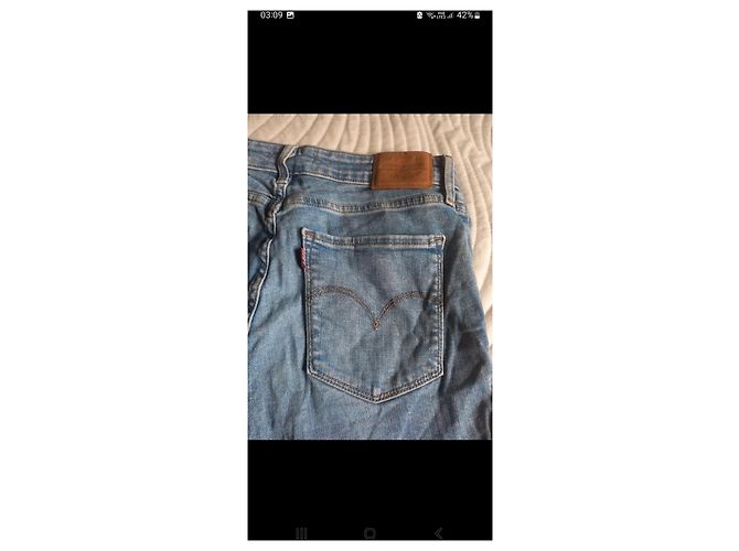 Autre Marque Vaqueros Levi's 721 Skinny Azules Algodón W28 L30 - vista 9