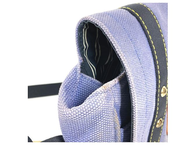 LOUIS VUITTON M40081 Antigua Bezas PM Borsa a Spalla Blu - vista 9