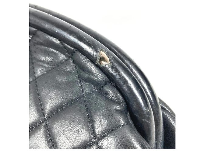 Borsa clutch in pelle nera Chanel Nero - vista 10