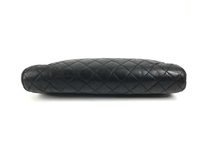 Borsa clutch in pelle nera Chanel Nero - vista 5