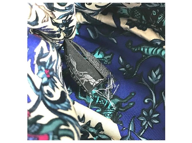 Silk In Pochette per il trucco Serie Logo Hermès Nero Blu - vista 11