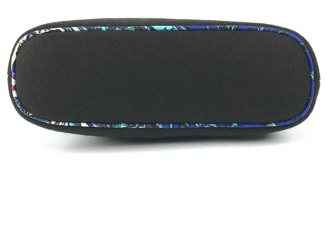 Silk In Pochette per il trucco Serie Logo Hermès Nero Blu - vista 5