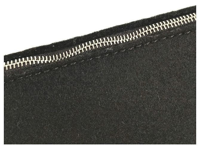 Silk In Pochette per il trucco Serie Logo Hermès Nero Blu - vista 9