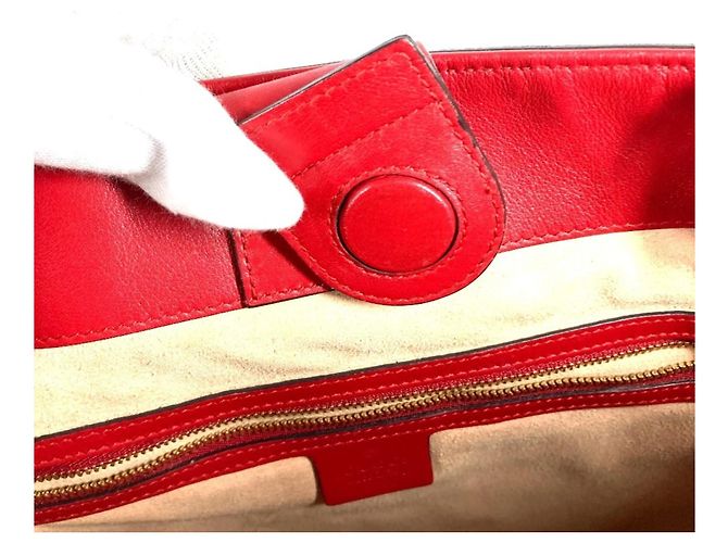 GUCCI Interlocking G Kettentasche Rot - Ansicht 13