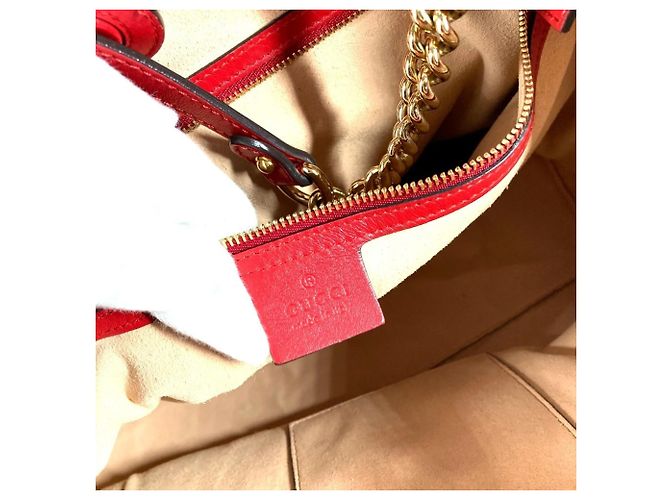 GUCCI Interlocking G Kettentasche Rot - Ansicht 15